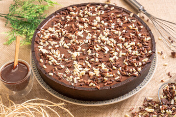 Torta chocolate vanilla mousse