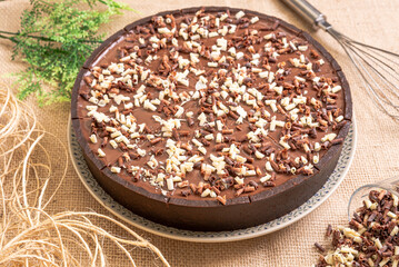 Torta chocolate vanilla mousse