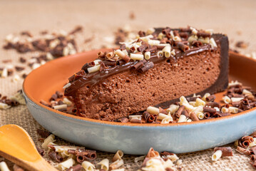 Torta chocolate vanilla mousse