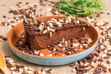 Torta chocolate vanilla mousse