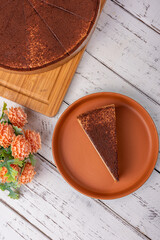 Torta chocolate vanilla mousse