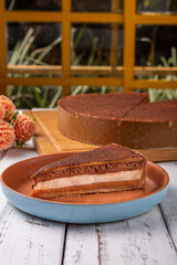 Torta chocolate vanilla mousse