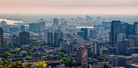 Views Around Mount Royal in Montreal Canada