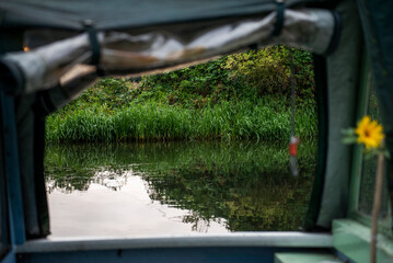 Lake View From Yacht Forest Nature Scene