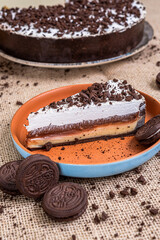 Torta cookies and cream chocolate