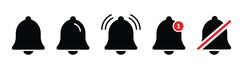 bell notification icon vector