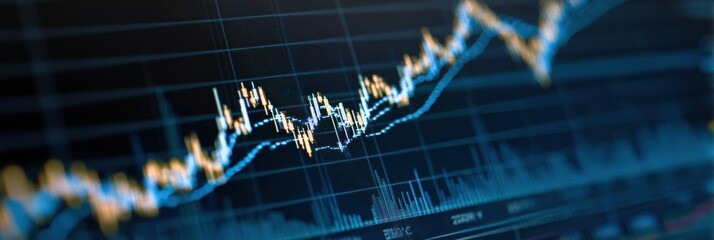 Stock Market Graph Showing Manipulated Upward Trend With Clean Space Below Representing False Growth During Trading Hours