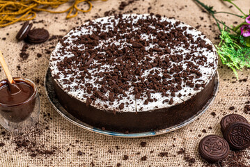 Torta cookies and cream chocolate