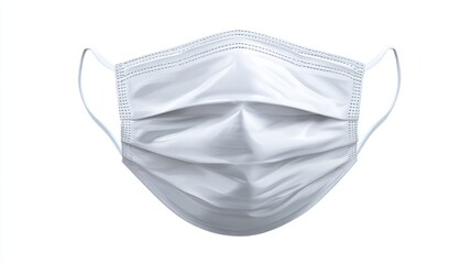 and keyword list based on the image

 White Surgical Mask Protecting Against Viruses Indoors for Respiratory Safety