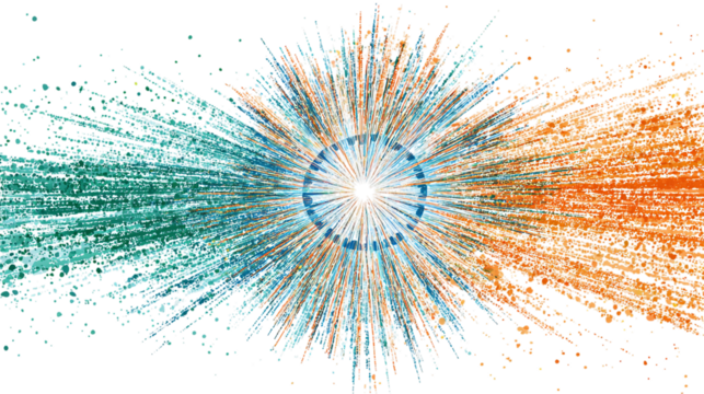 Star burst with India flag layers in festive style isolated on transparent background  - Powered by Adobe
