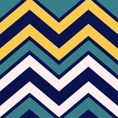 Retro Chevron Zigzag Pattern Backgrounds in Vintage Colors - EPS File