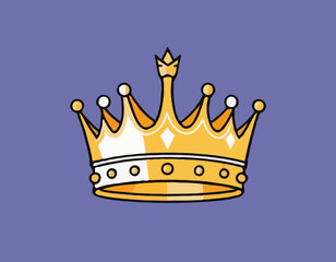 Crown Vector Illustration – Royalty and Luxury Symbol
