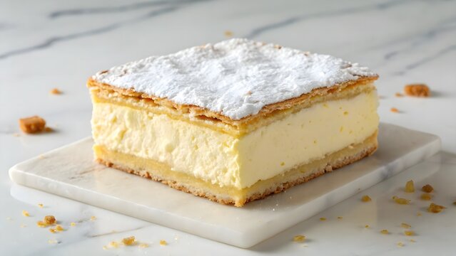 Kremna rezina classic Slovenian cream slice