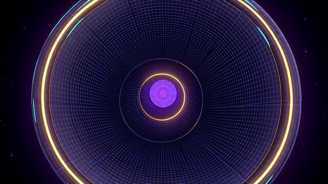 3D rendering of megaphone icon neon light sound icon, audio, speaker