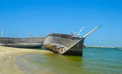 Rolgordijnen old boat in the netherlands © MOD