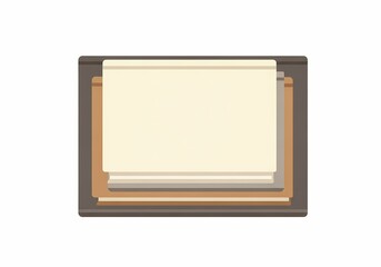 Fototapeta premium Stacked Papers in Holder