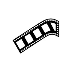 Fototapeta premium film strip isolated on white