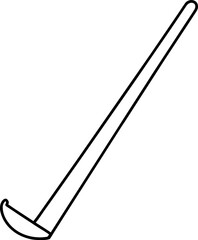 Single Ski Equipment Icon