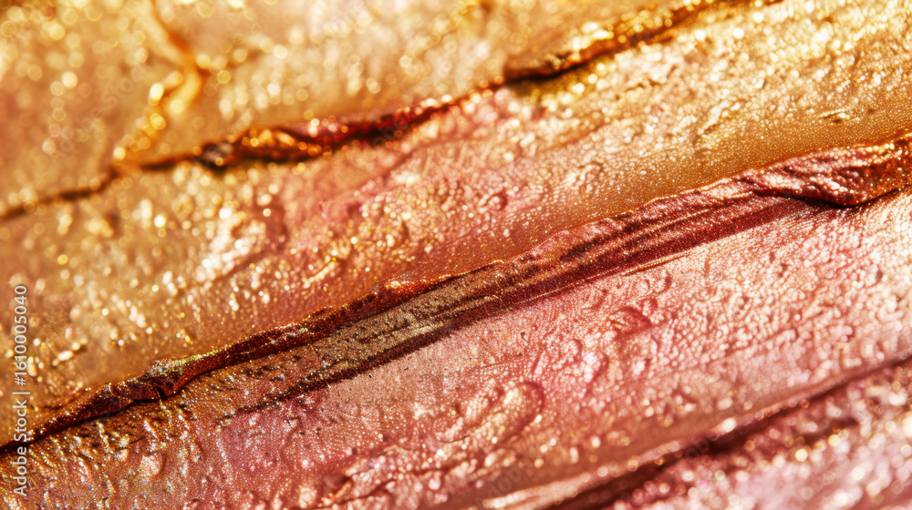 Poster minimal shimmer gradient texture in light pink and gold, showcasing smooth and reflective surface. i