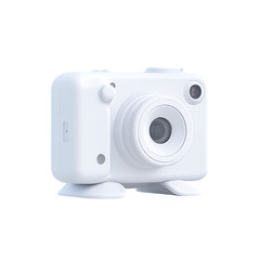 Adorable Mini Kids Camera Digital Toy Portable Children Photography Gadget White Fun Device