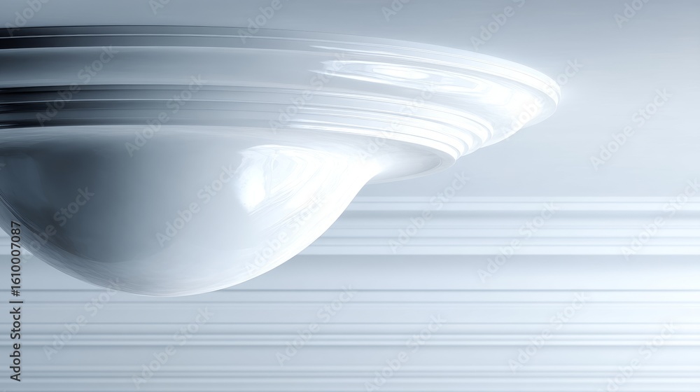 Poster minimalist lighting fixture with a smooth design. this image features a contemporary light source cr
