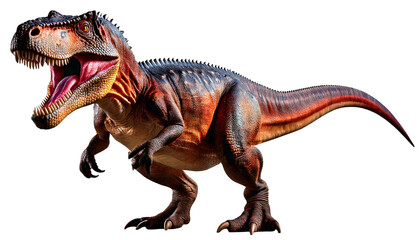 dinosaur isolated on white background, png, ai generated. 