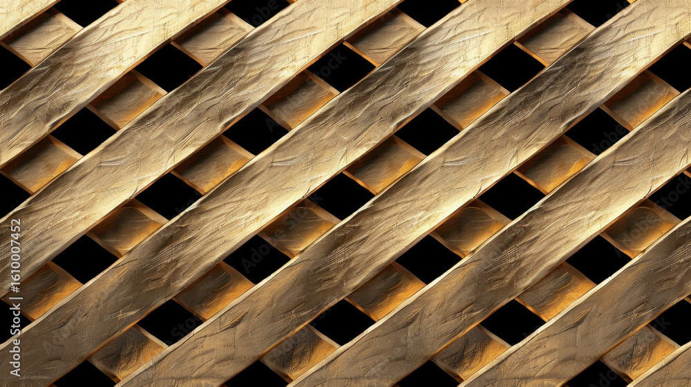 Poster textured gold background with geometric pattern featuring diagonal lines and woven appearance, creat