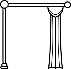 Curtain Rod Interior Icon