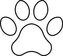 Dog Paw Print Symbol