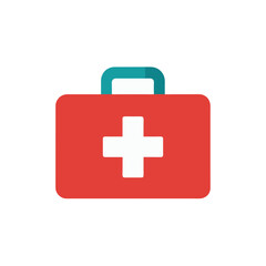 Fototapeta premium first aid kit isolated
