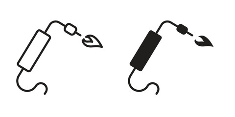 Welding icon outline vector Thin line. flat vector simple elements.