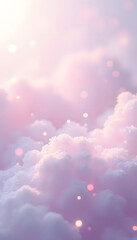 Dreamscape Clouds: A soft, ethereal scene of fluffy, pastel-colored clouds gently drifts across the sky, evoking a sense of tranquility and serenity.