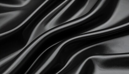 Obraz premium Elegant Black Silk Texture