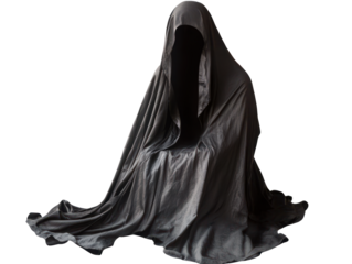 Mysterious Draped Figure