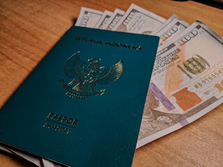 passport and money