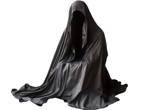 Mysterious Draped Figure