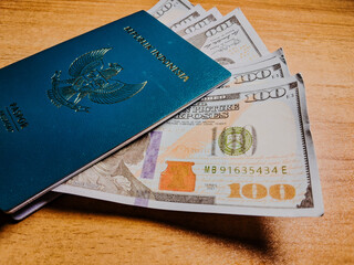 passport and money