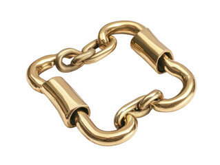 Obraz premium Golden Chain Links Arrangement
