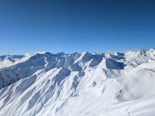 Snow in the Alps