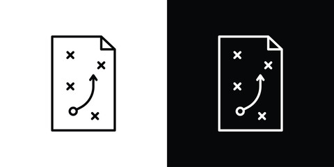 Tactics icon vectors - high quality black style vector icons