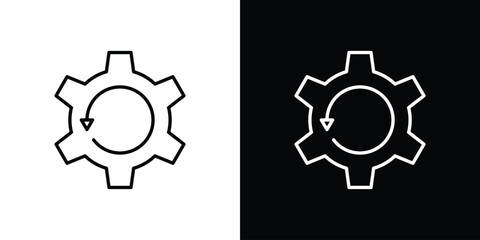 Recovery icon vectors - high quality black style vector icons