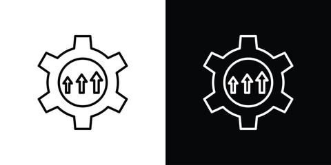 Improvement icon vectors - high quality black style vector icons