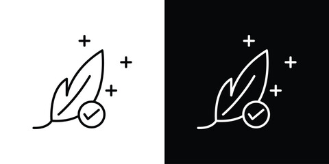 Hypoallergenic tested icon vectors - high quality black style vector icons © Gopal