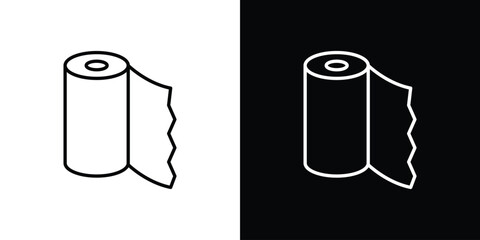 foil roll icon vectors - high quality black style vector icons