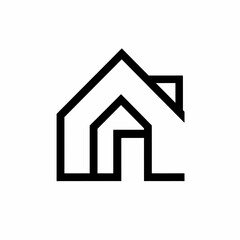 A minimalist architectural home outline design