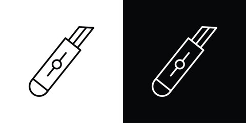 Cutter icon vectors - high quality black style vector icons