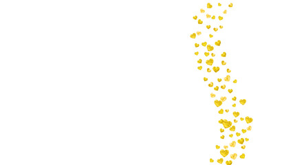 St Valentine Day Texture. Beautiful Sparkle For Mother. Modern Frame. Gold Art Backdrop. Graphic Voucher For Mom. Golden Holiday Border. Yellow St Valentine Day Texture.