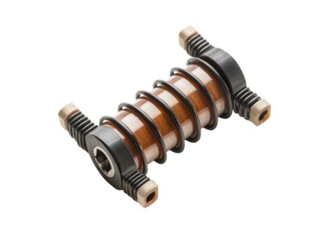 Industrial Coil Component Close-up