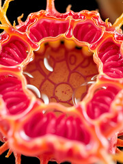 Detailed structure of a plant cell