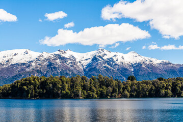 Sailing the Nahuel Huapi from Bahia Mansa to the Arrayanes Forest, Villa la Angostura, Neuquen,...